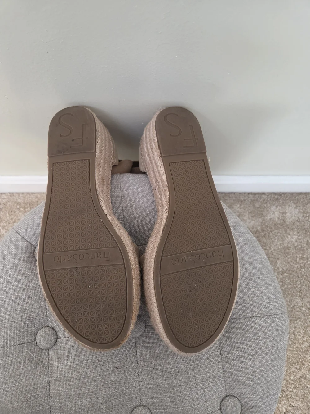 Franco Sarto suede upper